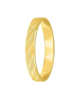 ALYCIA,  Alliance or jaune 750/1000ème