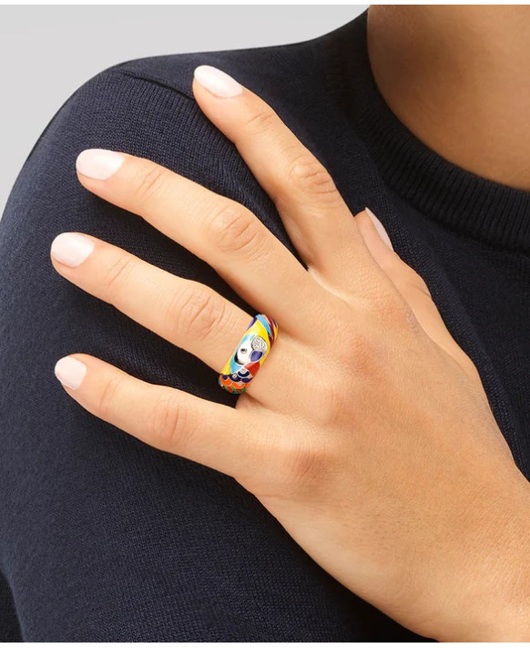 Bague argent  UNA STORIA BG121212 Collection Perroquet