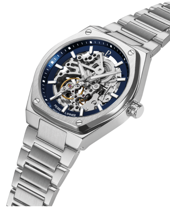 Montre homme  PIERRE LANNIER 308G161 Modèle COPILOTE Collection Automatic