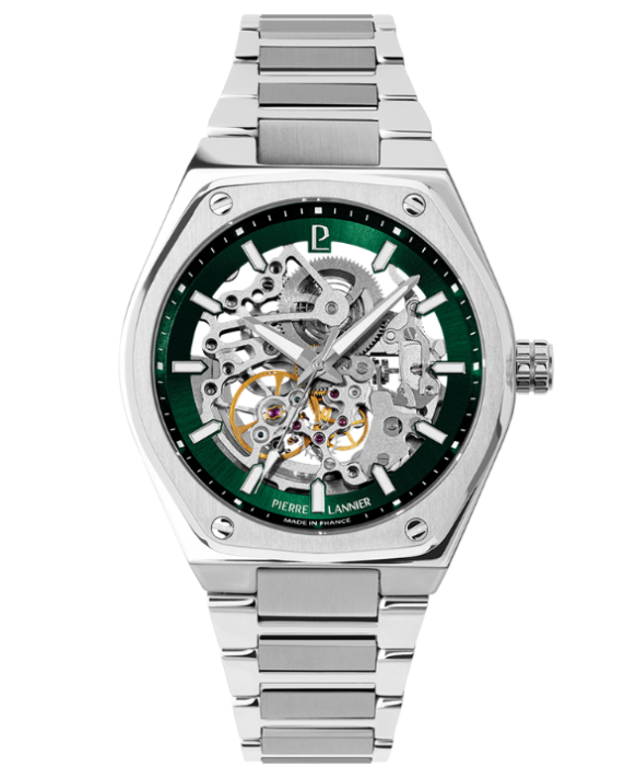 Montre homme  PIERRE LANNIER 308G171 Modèle COPILOTE Collection Automatic