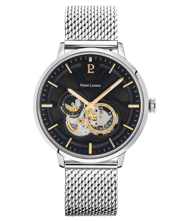 Montre homme automatique PIERRE LANNIER 334B131 Modèle TRIO Collection Automatic