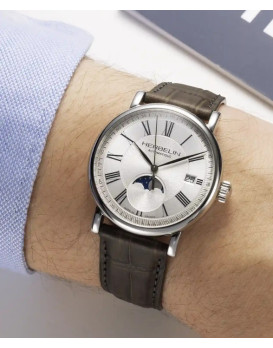 Montre homme automatique  phase de lune Herbelin 2847AP08GR  Collection Inspiration