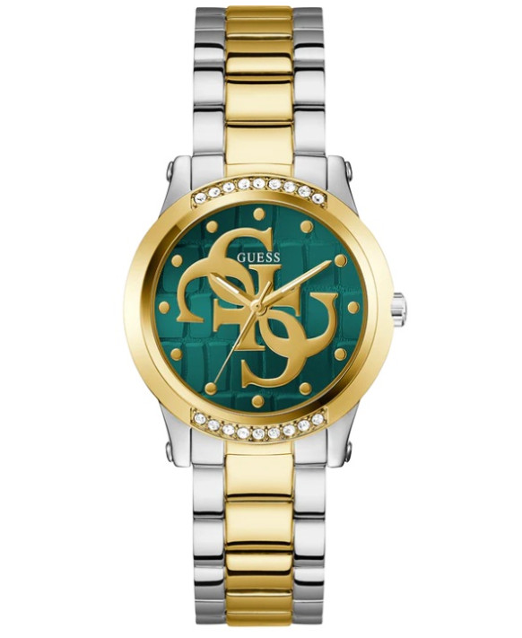 Montre femme  GUESS Annette GW0861L4 cadran vert emeraude