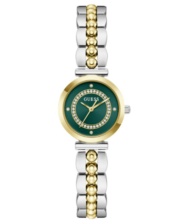 Montre femme  GUESS leena GW0994L3 cadran vert chic et élégante