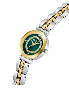 Montre femme  GUESS leena GW0994L3 cadran vert chic et élégante