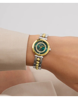 Montre femme  GUESS leena GW0994L3 cadran vert chic et élégante