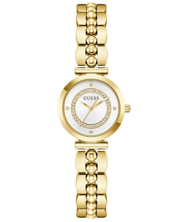 Montre femme  GUESS Leena GW0994L2 fond écru chic et élégante