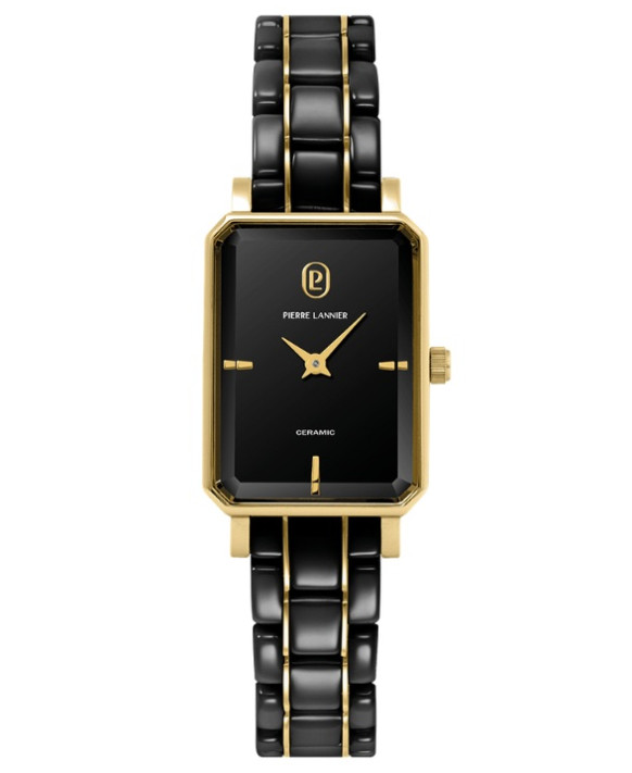 Montre femme Pierre Lannier 085L839 Collection Ariane céramique noire