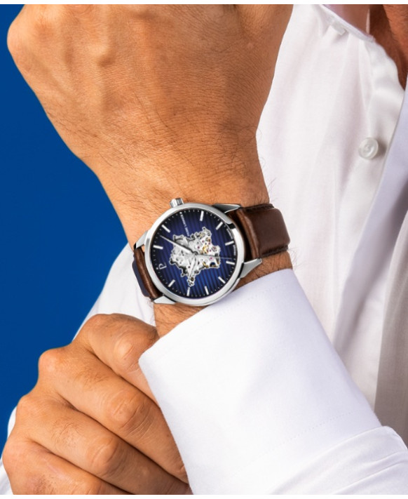 Montre homme automatique PIERRE LANNIER 316F164 Modèle MONARCK France Collection Automatique