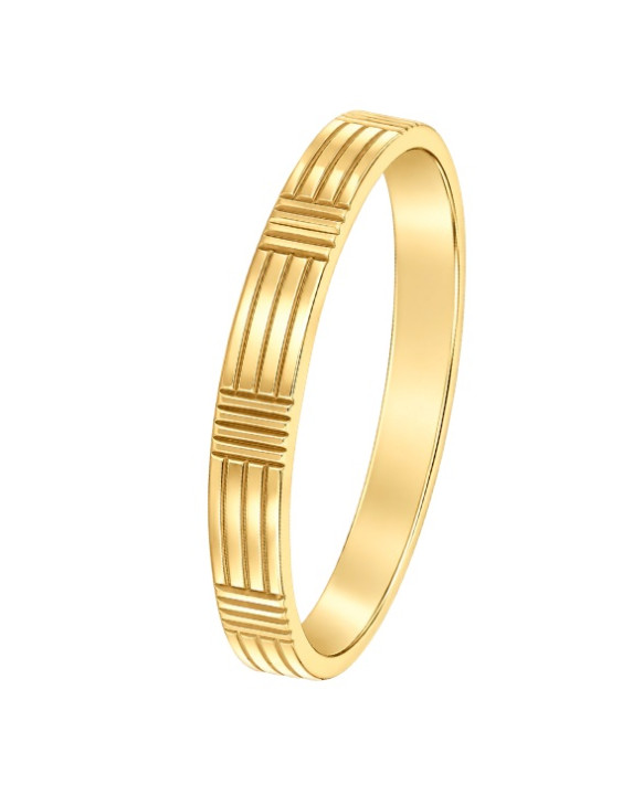 TIMEO – Alliance homme en or jaune 750/1000 (18 carats)