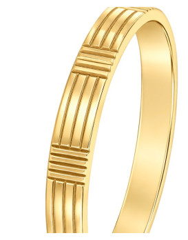 TIMEO – Alliance homme en or jaune 750/1000 (18 carats)