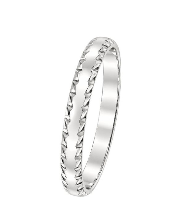 FABIO – Alliance homme en or blanc 750/1000 (18 carats)