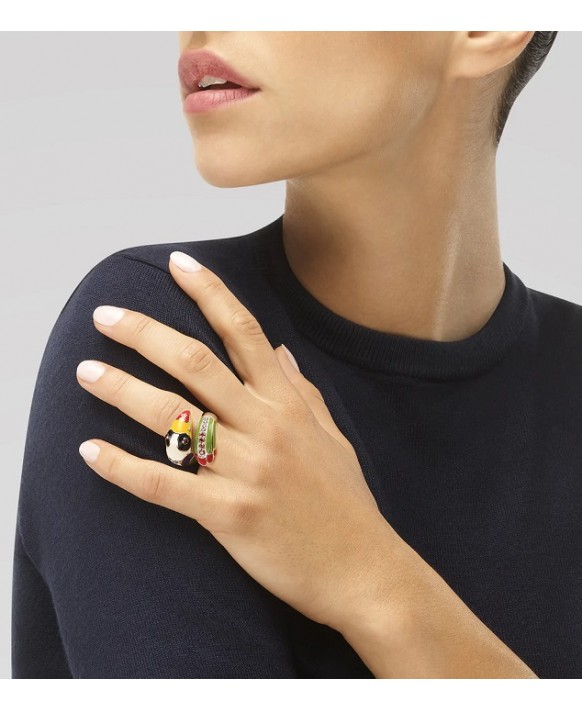 Bague argent  UNA STORIA BG121041 Collection Toucan