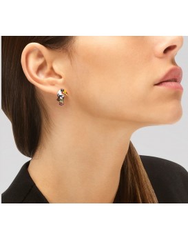 Boucles oreilles argent UNA STORIA, BO12144, collection Toucan