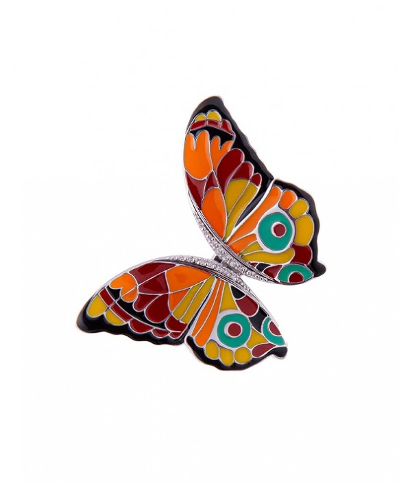 Pendentif argent UNA STORIA, BQ121184, collection Papillon