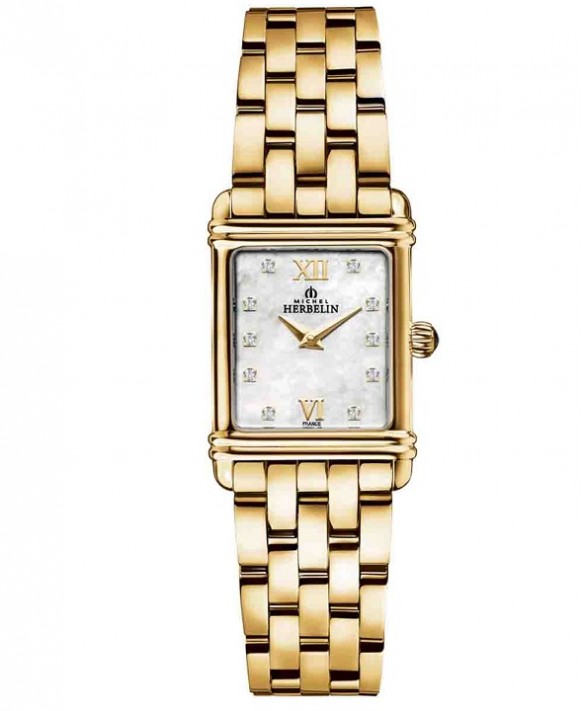 Montre femme Michel Herbelin 17478-BP59 Collection Art Déco