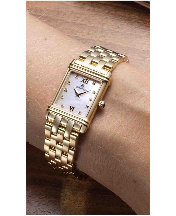 Montre femme Michel Herbelin 17478-P59B2P Collection Art Déco